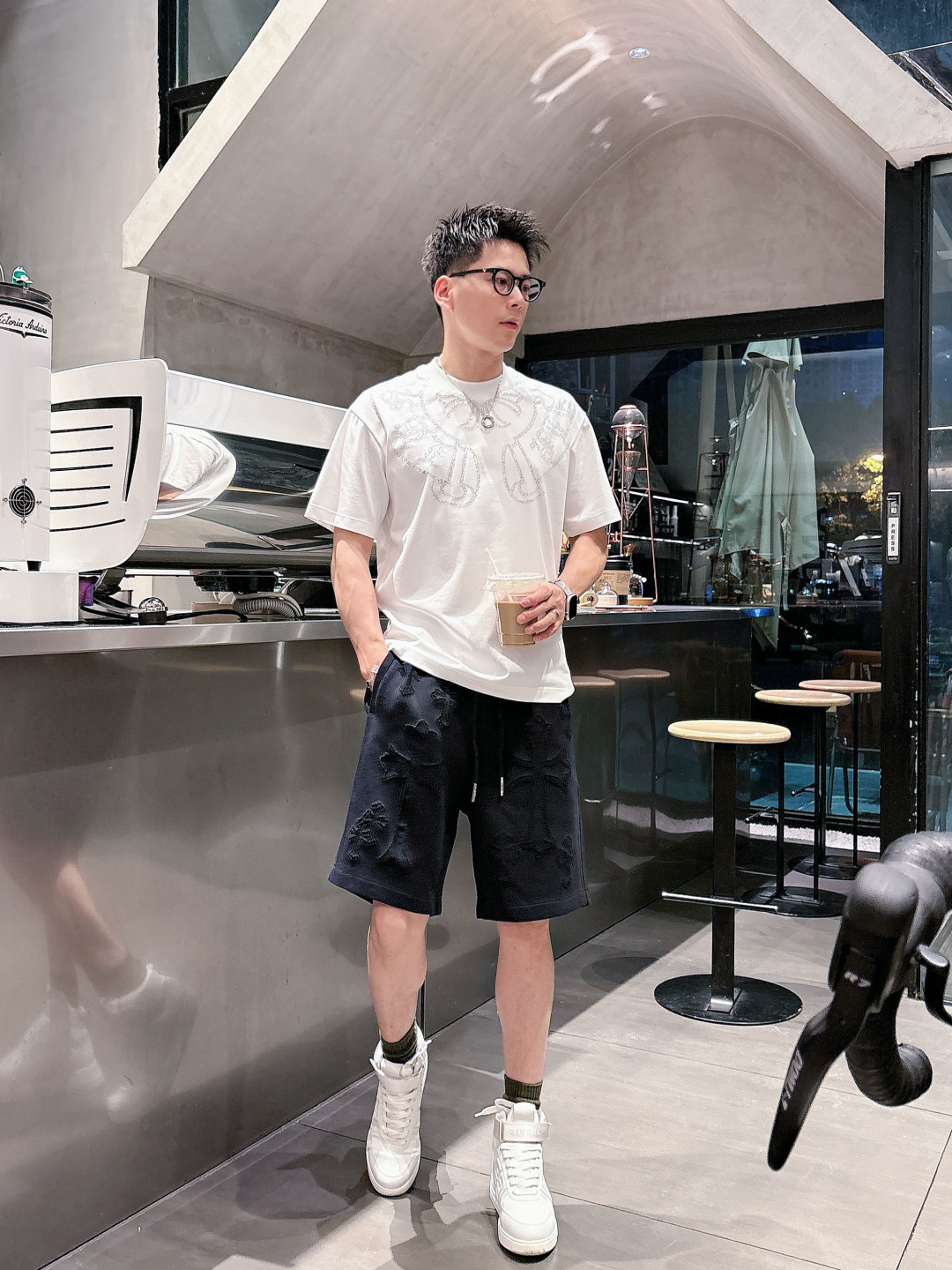 克罗心  三标齐全    2026夏季新款男士休闲短裤，高级定制面料透气面料 透气弹力舒适度极高，细节无