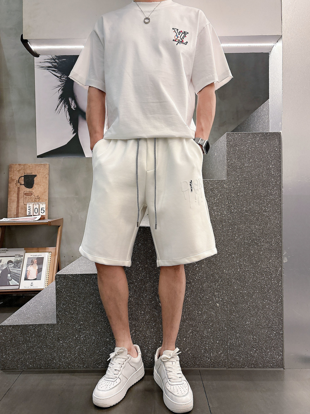 迪奥  三标齐全    2026夏季新款男士休闲短裤，高级定制面料透气面料 透气弹力舒适度极高，细节无可