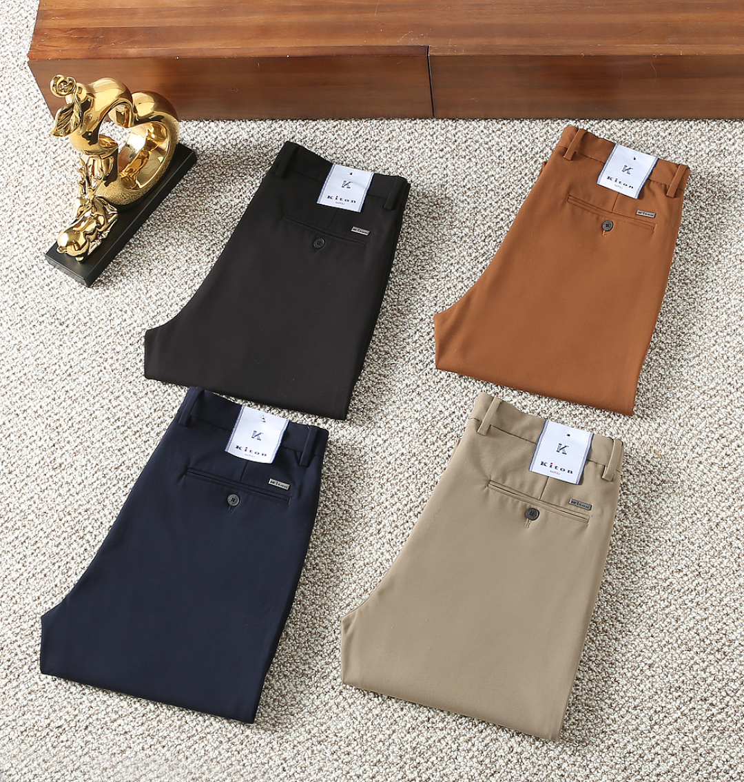 p484 Kiton’s new commercial leisure pants… size table 2809 - 图片 2