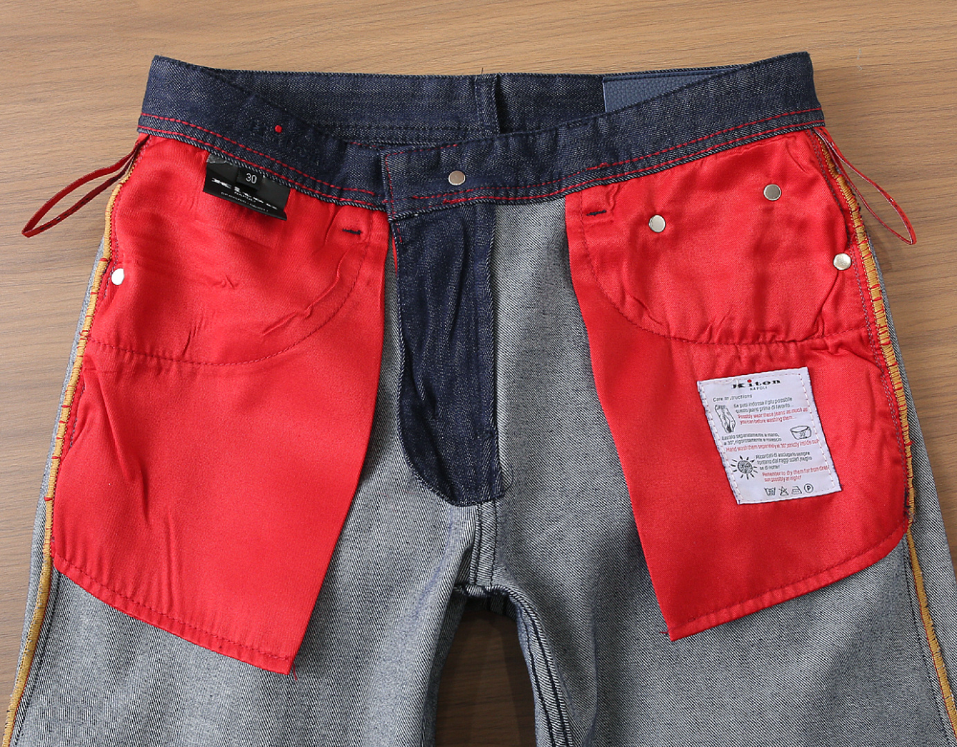 🌾Kiton原色牛仔裤尺寸表……825