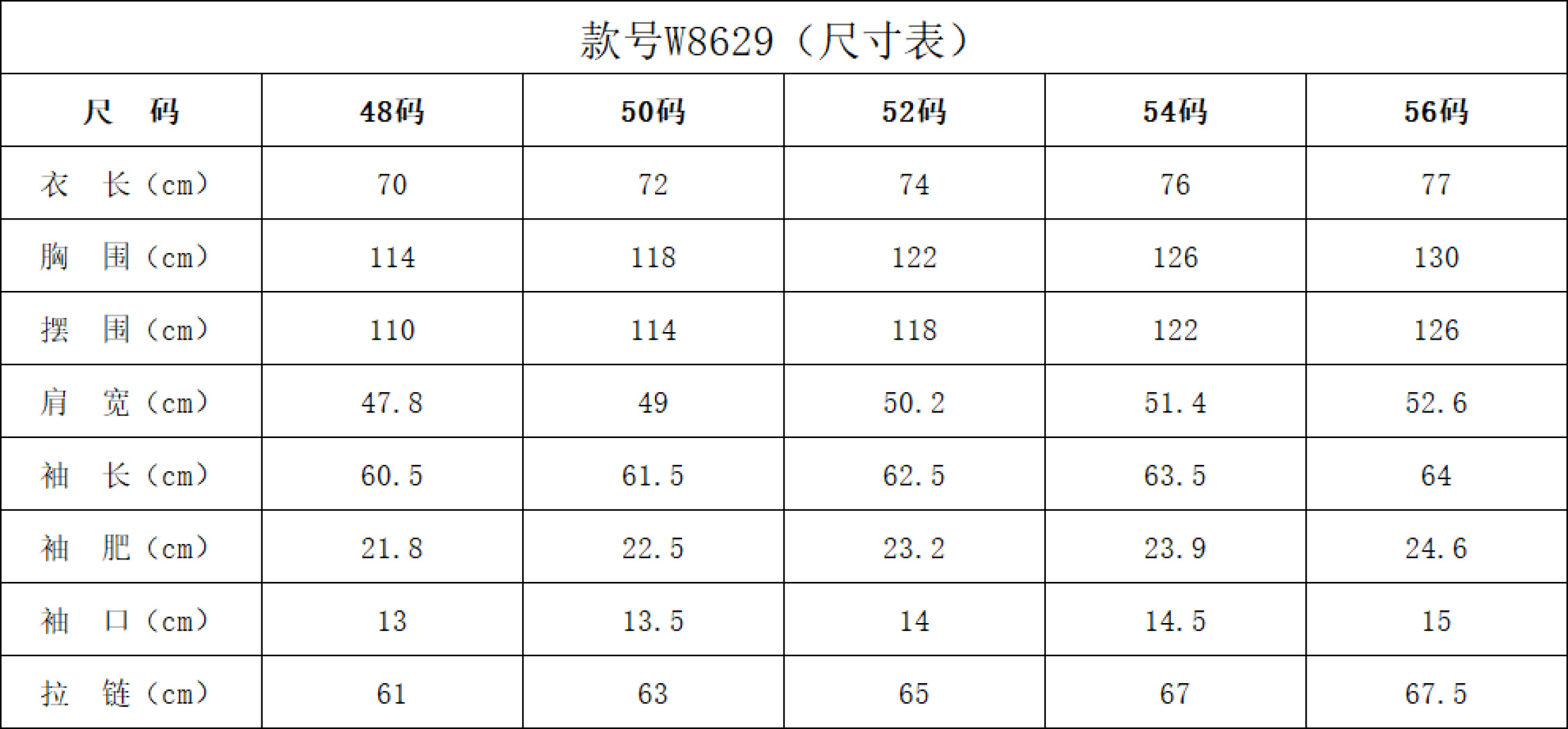 🌾lP🆕长款风衣外套尺寸表……W8629