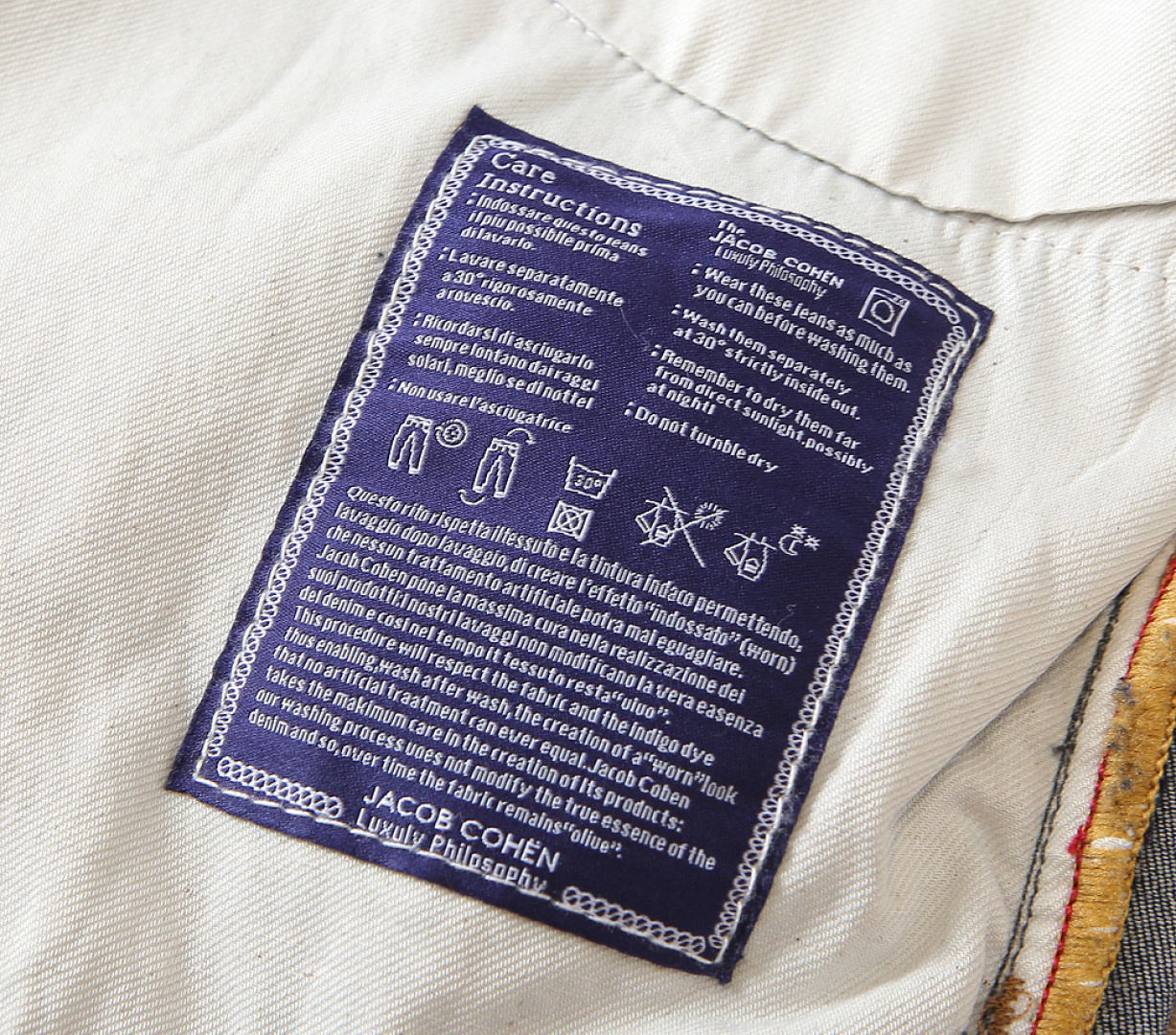 🌾JACOBCOHEN牛仔裤尺寸表……826