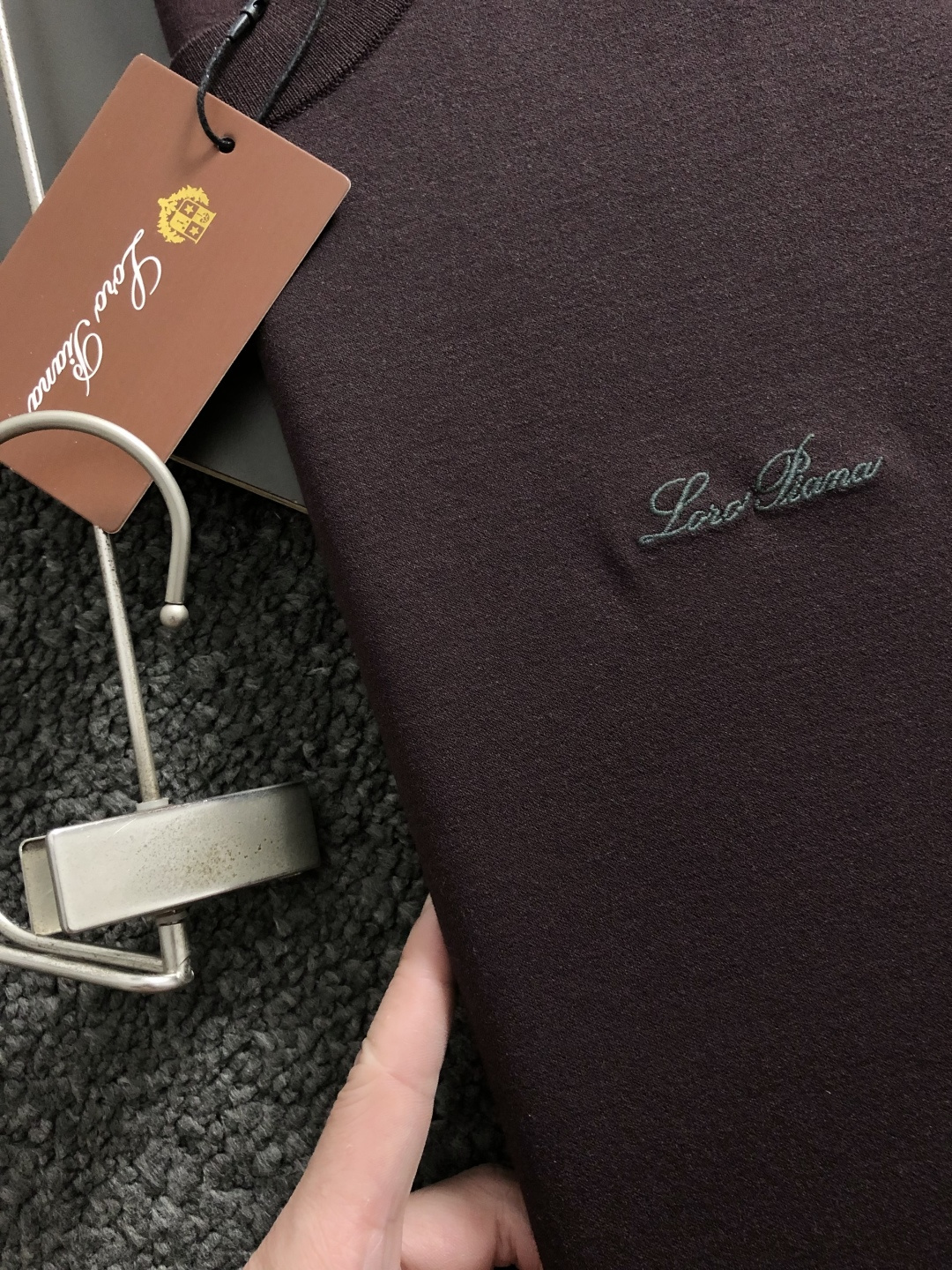 lP🆕*修身版型M-XXXL2025秋冬顶级刺绣简约百搭羊毛短袖，精致工艺专柜面料，顶级元素融合打造，经