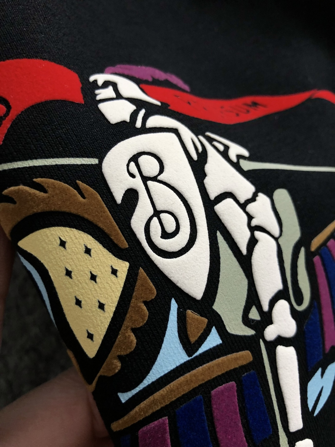 BBR*合身版型M-XXXl2025秋冬黑白双色潮牌连帽卫衣，以经典彩色骑士立体印花为主调，巧妙印花元素