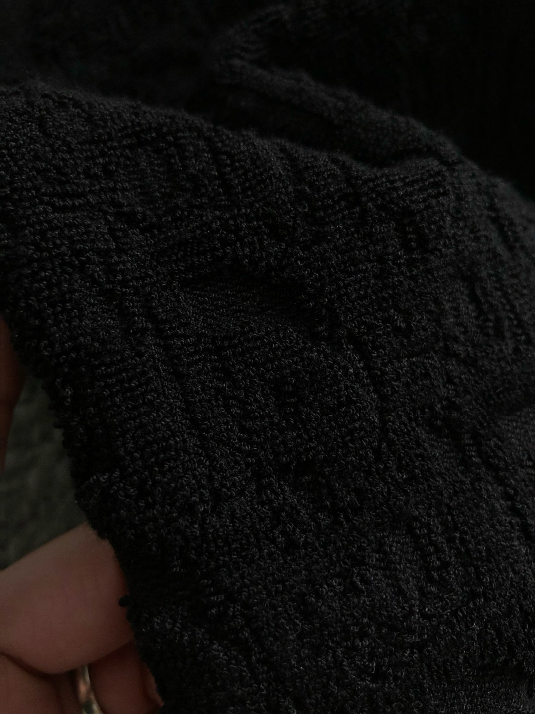 Dir*合身版型M-XXXL2025秋冬立体浮雕满副提花排列款羊毛短袖，精致工艺专柜面料，顶级元素融合打