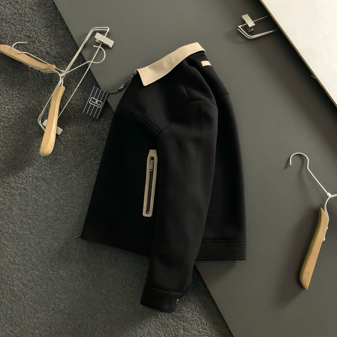 NO:537125,ZEGN* micro-wide version M-xxxl 25 new old Qianfeng black rice color-blocking letter embroidery logo counter five financial wool cardigan jacket, top-level craftsmanship, original counter, top-level production crafts imported fabric, using imported high-end customized fabric, imported silk thread feels first-class!  Official website for sale!  Code count m-xxxl,,jackets & coats,alexander wang19860909ZEGN*微宽版型 M-xxxl 25新款老钱风黑米拼色字母刺绣logo专柜五金融合羊毛开衫外套,顶级工艺打造,专柜原单,顶级制作工艺进口面料,采用进口高端订制面料,进口丝线手感一流！官网在售！码数m-xxxl,,jackets & coats,alexander wang,Men's clothing