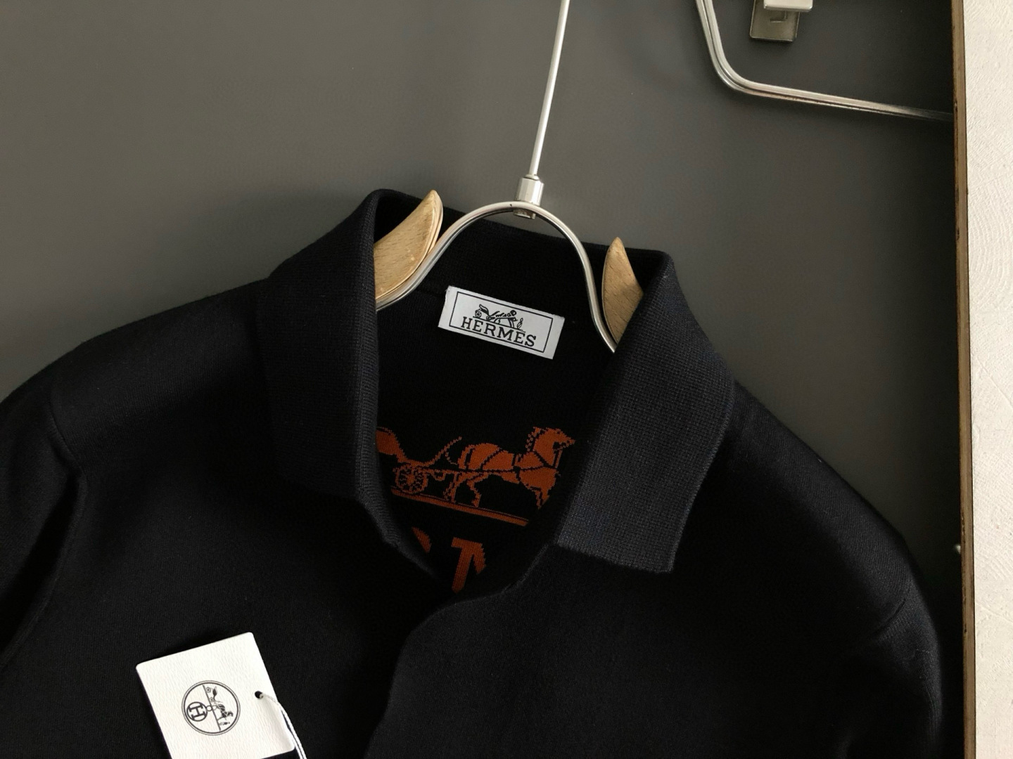 Hermès Men's Black Wool Blend Jacket - Slim Fit, Designer Style 4 cmp i1760455037179 7955 0 2