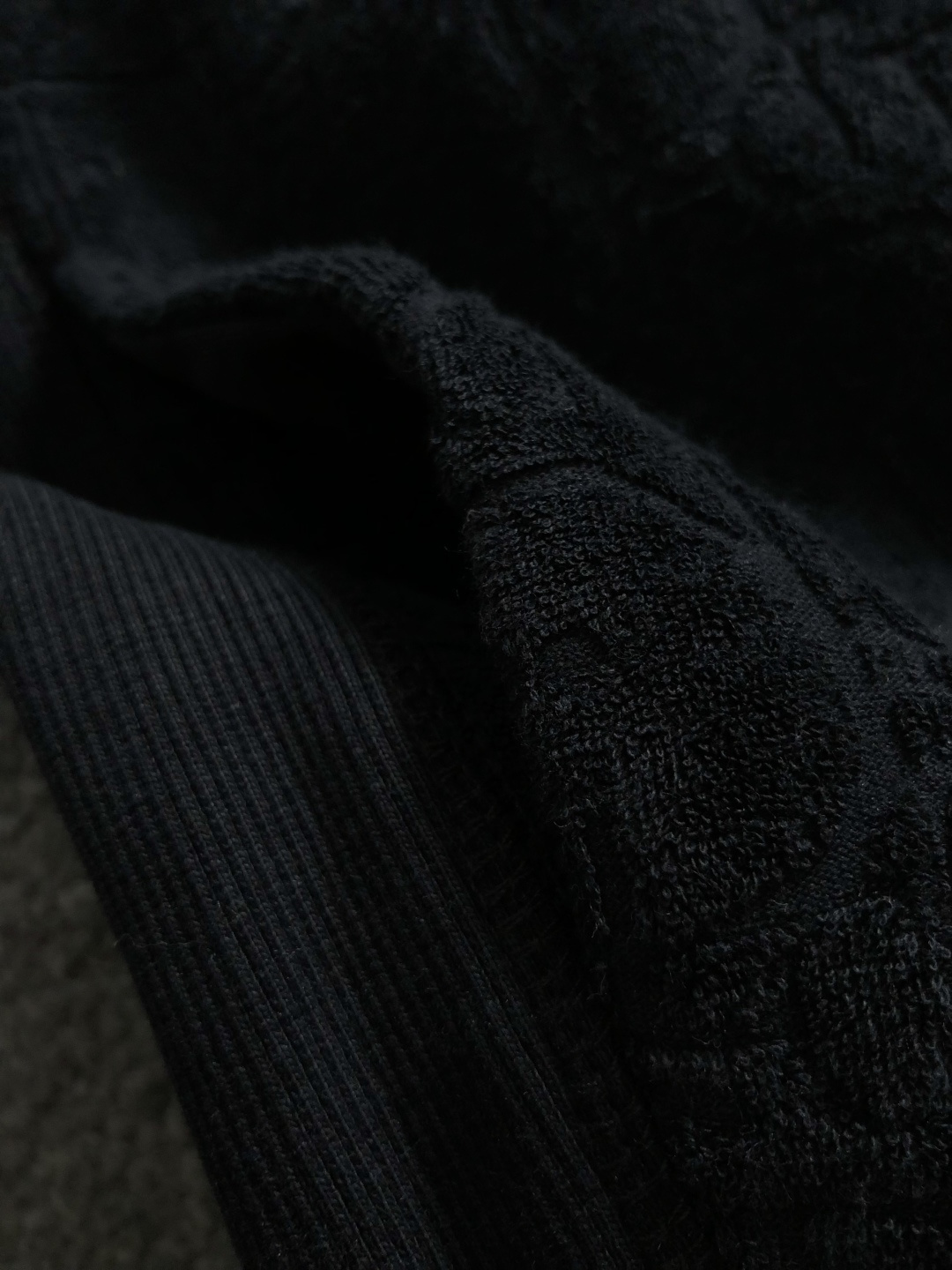 Dior Men's Black Terry Cotton Hoodie Full Letter Embroidery Classic Fit 10 cmp i1760457250271 1728 0 3