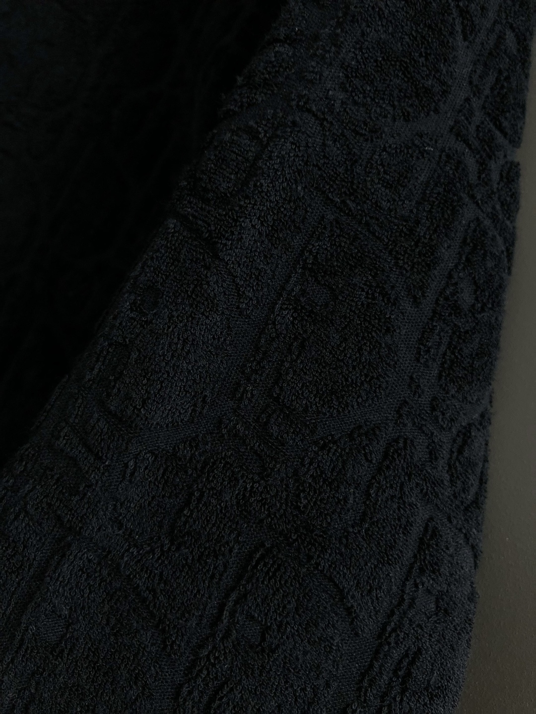 Dior Men's Black Terry Cotton Hoodie Full Letter Embroidery Classic Fit 9 cmp i1760457250436 8616 0 2