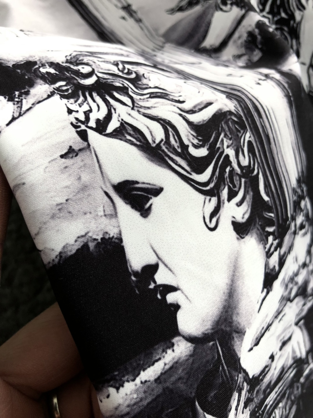 D&G 双面版型m-xxxl25顶级黑色宫廷印花立领双面夹克.反面纯色百搭铁牌logo外套，专柜潮流休闲