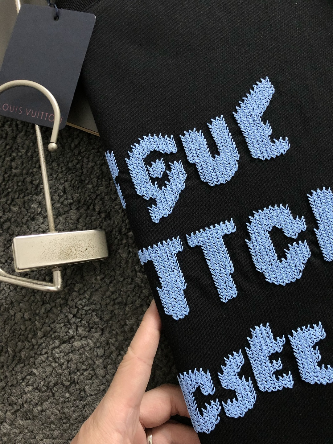 L牌*合身版型M-XXXL2026春夏编织绣潮牌短袖，精致工艺专柜面料，顶级元素融合打造，经典短袖3标齐