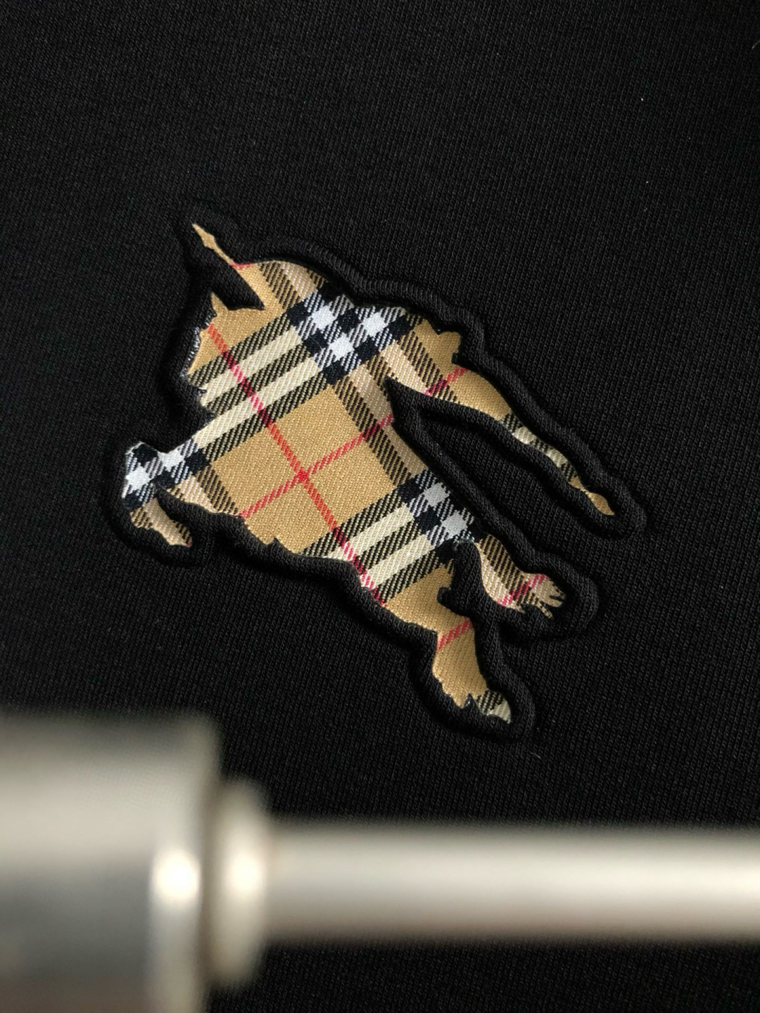 BBR*合身版型M-XXXL2025秋冬云柔系列拉链格纹融合骑士logo内里拉绒时尚百搭立领卫衣长袖，精