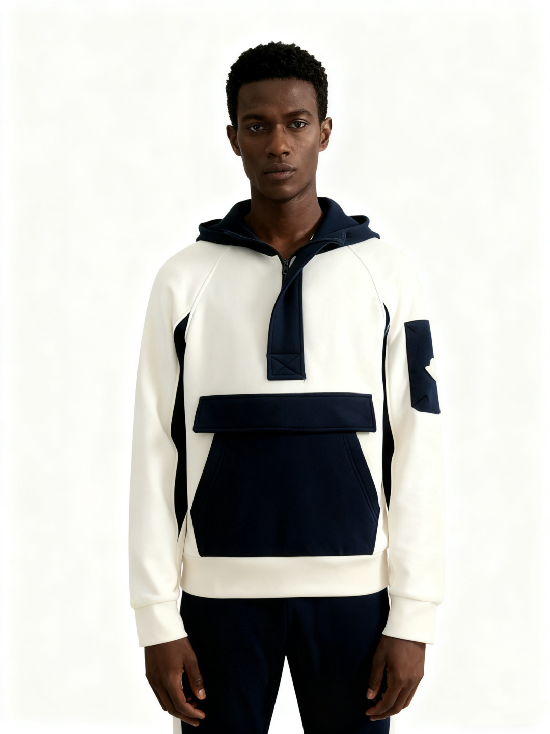 NO:626005,Mon* brushed version M-XXXl  The 2025 autumn and winter fashion brand Yunrou series hooded sweatshirts are mainly red and black contrasting colors fused with leather brand embellishments, and cleverly incorporates multi-stitched contrasting elements to break the monotony of traditional sweatshirts and highlight individuality and uninhibitedness. The three-dimensional tailoring fits the body shape, and the design is neat and stylish, easily elongating the leg lines, creating a casual and free leisure  Style. The high-quality fabric is stiff and wear-resistant, breathable and comfortable, suitable for daily outings or light outdoor scenes. Detailed webbing embellishments add a fashionable texture. Whether it is a casual look with T-shirts and jeans, or a mixed style layered, it can be easily controlled. It is an indispensable fashion item in the autumn and winter transition seasons.  Available now for sale M-XXXL,,hoodie,sweatshirts,jeans,tees,t-shirt,hats,alexander wang19860909Mon*拉绒版型M-XXXl 2025秋冬潮牌云柔系列连帽卫衣,以红黑撞色融合皮牌点缀为主调,巧妙融入多拼接撞色元素,打破传统卫衣的单调感,彰显个性与不羁.立体剪裁贴合身形,设计利落有型,轻松拉长腿部线条,打造随性洒脱的休闲风格.优质面料挺括耐磨,兼具透气性与舒适感,适合日常出街或轻户外场景.细节织带点缀,增添时尚质感,无论是搭配T恤牛仔裤的休闲look,还是叠的混搭风,都能轻松驾驭,是秋冬过渡季不可或缺的时尚单品. 现货发售发售M-XXXL,,hoodie,sweatshirts,jeans,tees，t-shirt,hats,alexander wang,Men's clothing