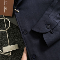 Loro Piana*(不可机洗)M-xxxl2026春夏百分百天丝亚麻休闲衬衫(四季款)以经典纯色百搭 Loro Piana*(不可机洗)M-xxxl2026春夏百分百天丝亚麻休闲衬衫(四季款)以经典纯色百搭