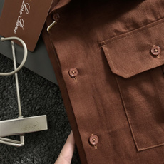Loro Piana*(不可机洗)M-xxxl2026春夏百分百天丝亚麻休闲衬衫(四季款)以经典天然系列 Loro Piana*(不可机洗)M-xxxl2026春夏百分百天丝亚麻休闲衬衫(四季款)以经典天然系列