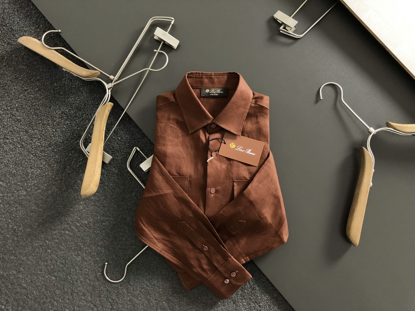 Loro Piana*(不可机洗)M-xxxl2026春夏百分百天丝亚麻休闲衬衫(四季款)以经典天然系列