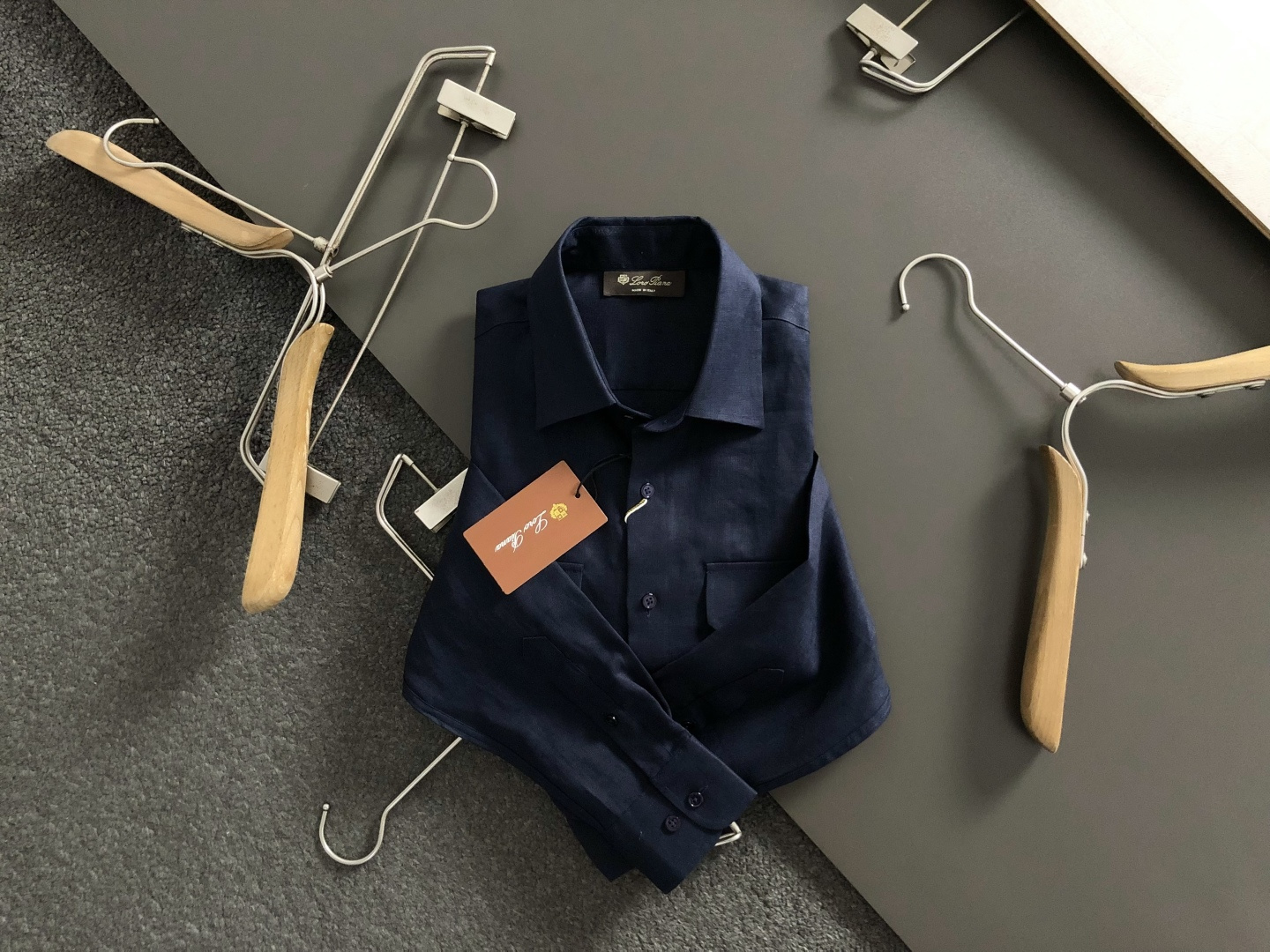 Loro Piana*(不可机洗)M-xxxl2026春夏百分百天丝亚麻休闲衬衫(四季款)以经典天然系列