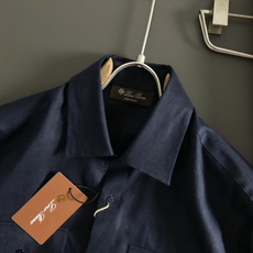 Loro Piana*(不可机洗)M-xxxl2026春夏百分百天丝亚麻休闲衬衫(四季款)以经典天然系列 Loro Piana*(不可机洗)M-xxxl2026春夏百分百天丝亚麻休闲衬衫(四季款)以经典天然系列