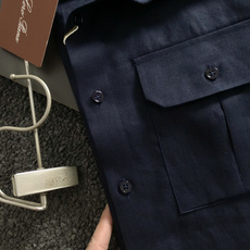 Loro Piana*(不可机洗)M-xxxl2026春夏百分百天丝亚麻休闲衬衫(四季款)以经典天然系列 Loro Piana*(不可机洗)M-xxxl2026春夏百分百天丝亚麻休闲衬衫(四季款)以经典天然系列