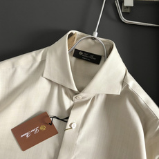 Loro Piana*(不可机洗)M-xxxl2026春夏百分百天丝亚麻休闲衬衫(四季款)以经典纯色百搭 Loro Piana*(不可机洗)M-xxxl2026春夏百分百天丝亚麻休闲衬衫(四季款)以经典纯色百搭