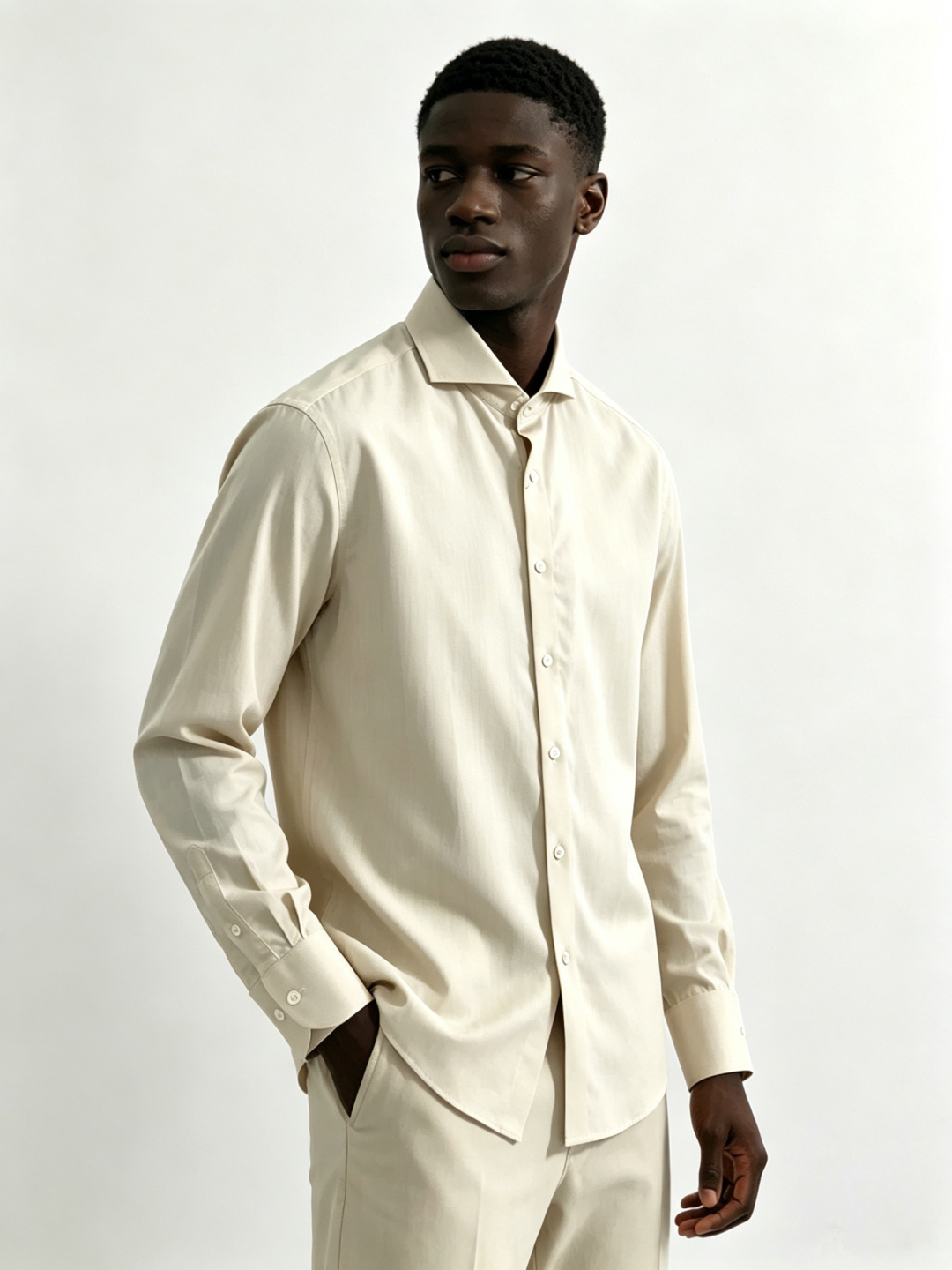 Loro Piana*(不可机洗)M-xxxl2026春夏百分百天丝亚麻休闲衬衫(四季款)以经典纯色百搭
