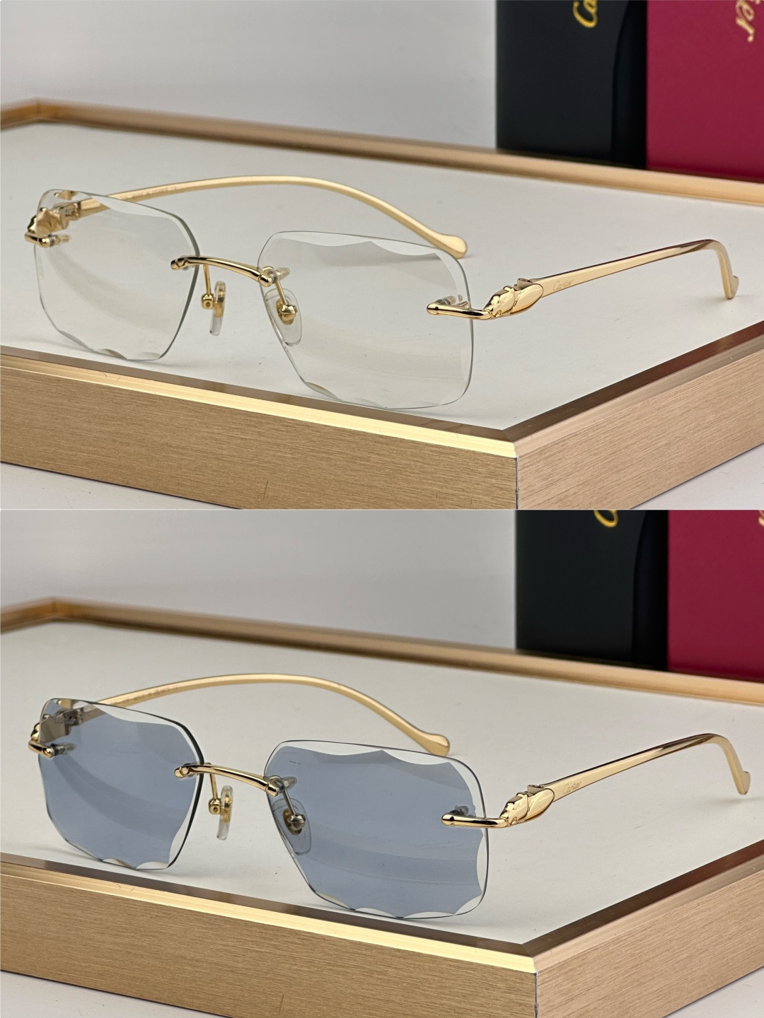 Cartier CARTIER photochromic 563591 以利落无框切边轮廓打破传统边界