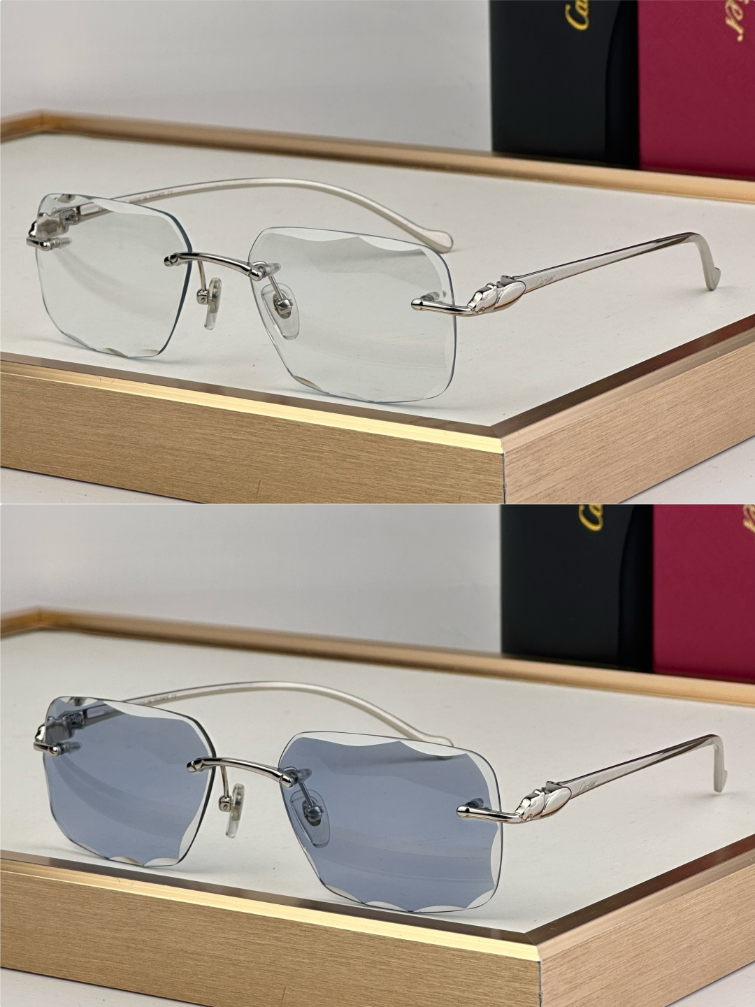 Cartier CARTIER photochromic 563591 以利落无框切边轮廓打破传统边界