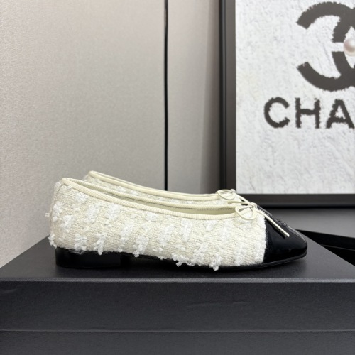 Chanel Slingback Ballet Flats - Classic Two-Tone Design, Genuine Leather 1 Chanel Slingback Ballet Flats - Classic Two-Tone Design, Genuine Leather