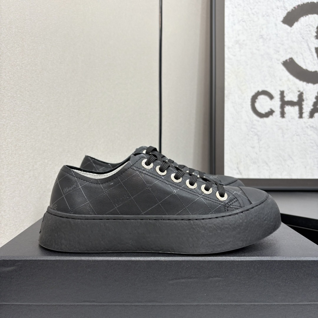 NO:227356,CHANE Chanel 2025 new small fragrance style thick sole sneakers fashionable height-enhancing shoes casual shoes board shoes small white shoes printing diamond logo special craftsmanship fabric cowhide inner brie sole original open mold sole rubber sole size 35-40 (40 custom made without return or exchange), casual shoes/sports shoes, chanel, chanel, sneakers, cowhide19860909CHANE香奈儿2025新款小香风厚底运动鞋时尚增高鞋休闲鞋 板鞋小白鞋 印刷菱格logo特殊工艺 面料牛皮 内里布里 鞋底原版开模鞋底橡胶底 码数35-40(40定做不退换）,休闲鞋/运动鞋,chanel,chanel,sneakers,cowhide,Women's Shoes
