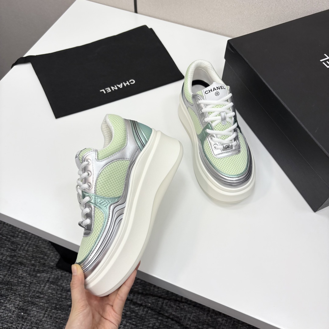 Chanel Women's 2025 Top-Tier Casual Fashion Platform Sneakers 8 cmp i1745362166304 5300 0 6