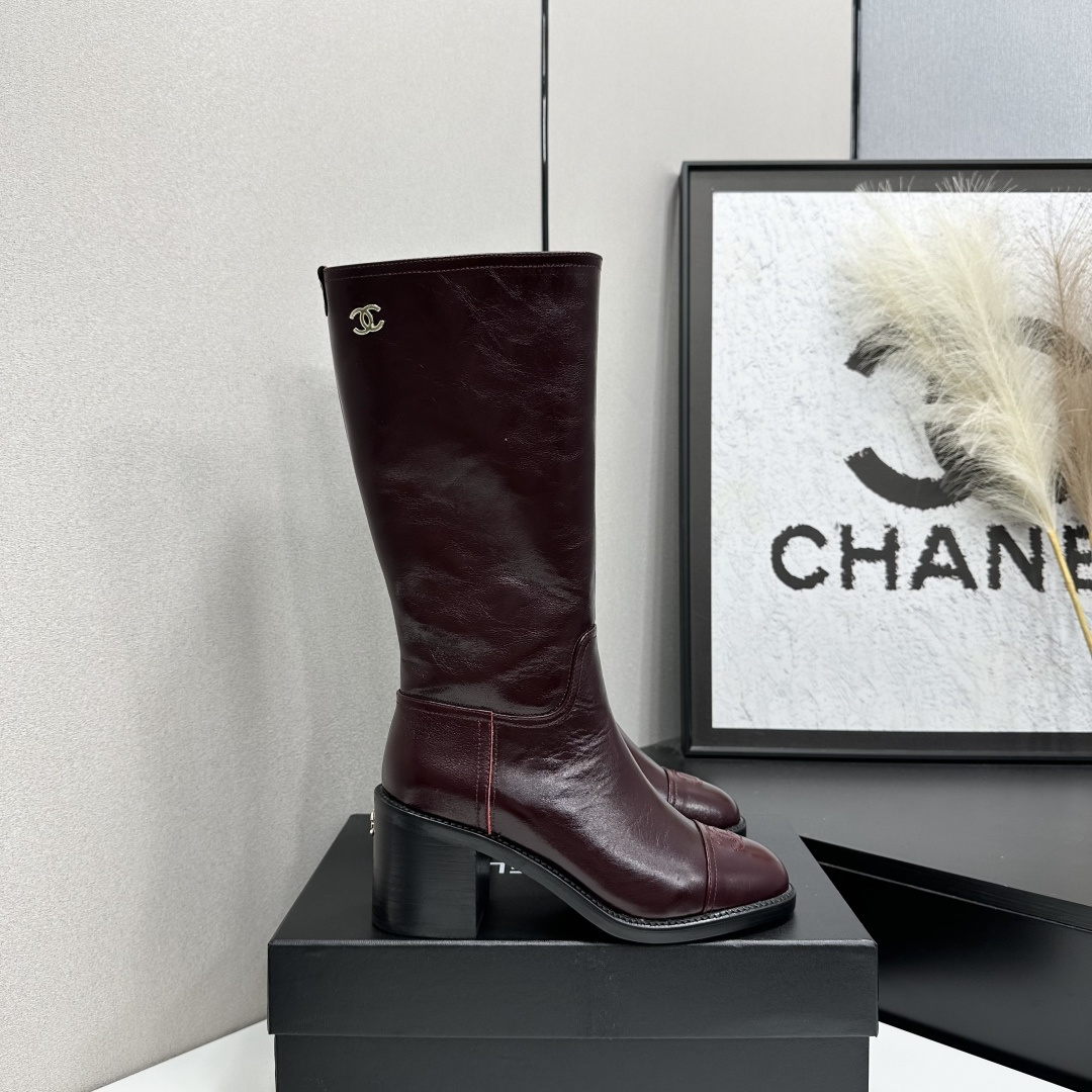 Burgundy Tall Boots