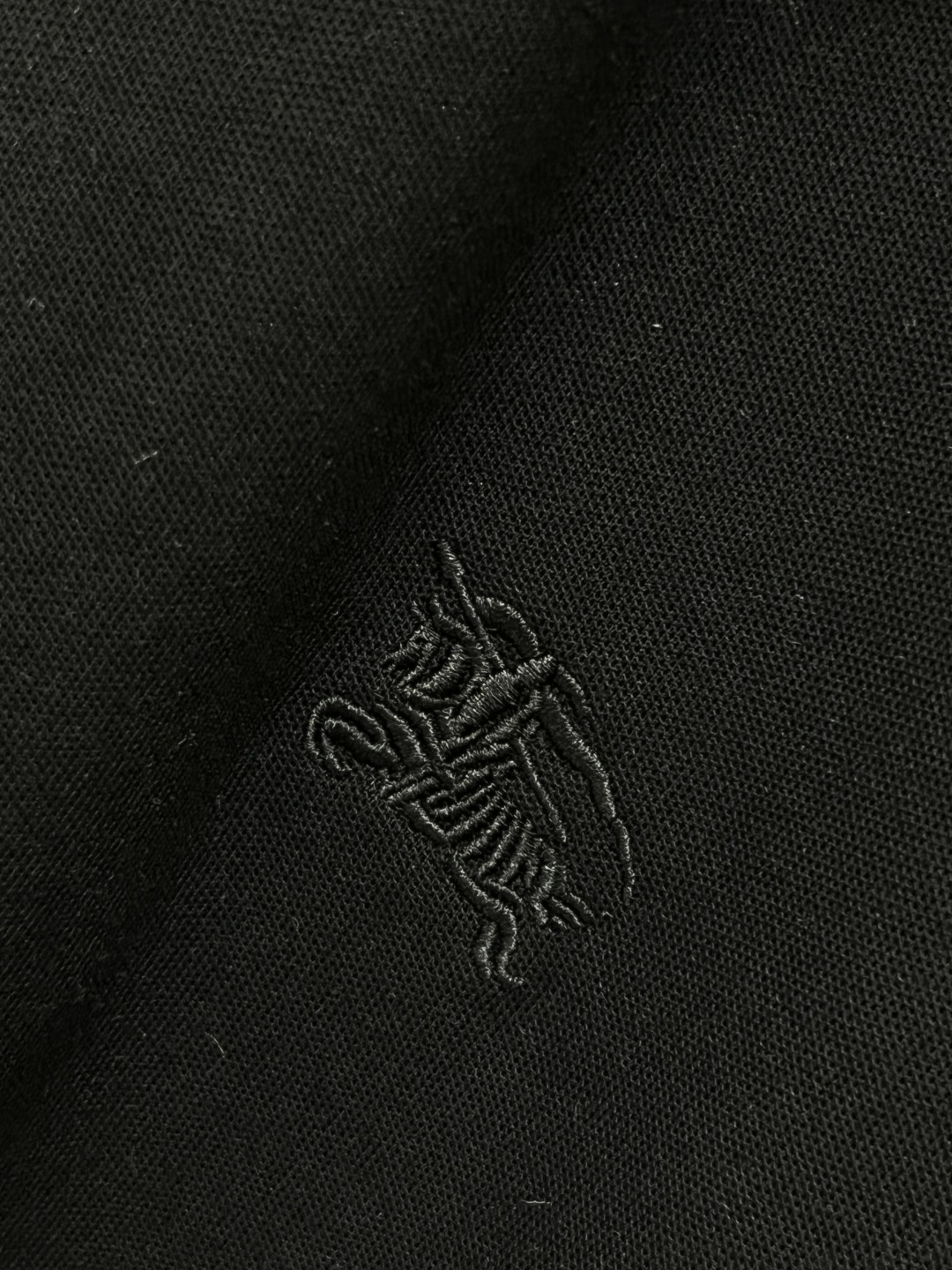 Burberry Men's Black Polo Shirt with Check Collar Fashionable and Comfortable 6 cmp i1743176997206 1443 0 4