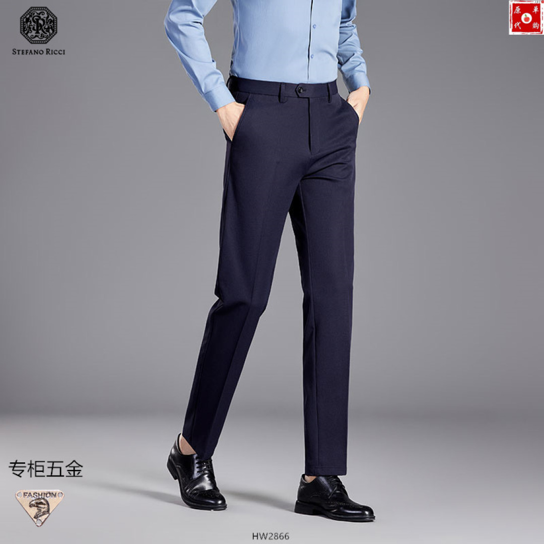 “Steven’s New Summer 205 Leisure Pants: Comfortable, High-Quality, Tailored, Straight-Legged, Super-Fitted” - 图片 8