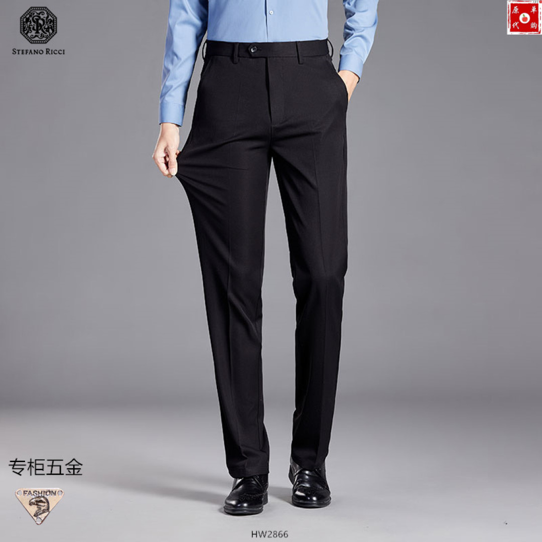 “Steven’s New Summer 205 Leisure Pants: Comfortable, High-Quality, Tailored, Straight-Legged, Super-Fitted” - 图片 5