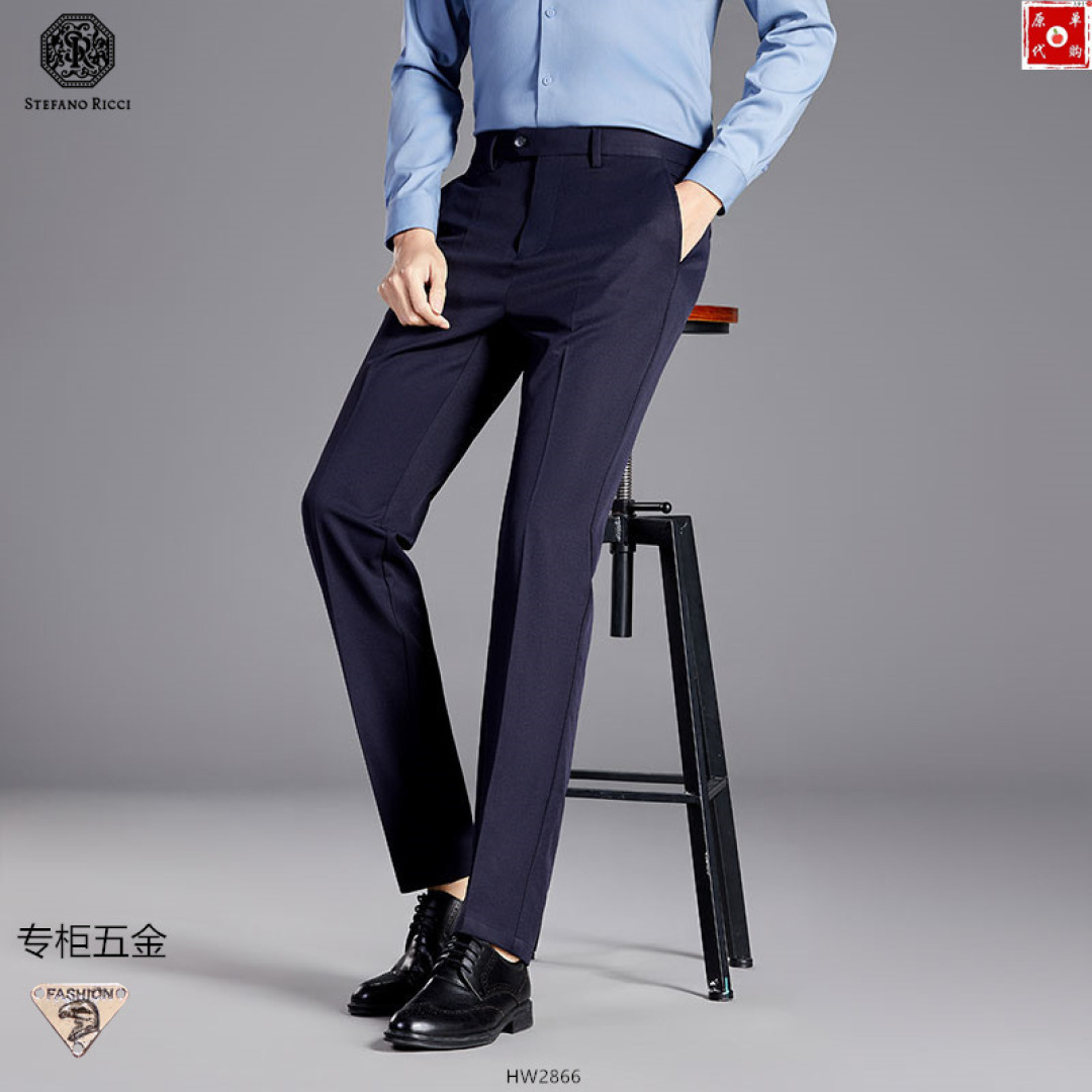 “Steven’s New Summer 205 Leisure Pants: Comfortable, High-Quality, Tailored, Straight-Legged, Super-Fitted” - 图片 7