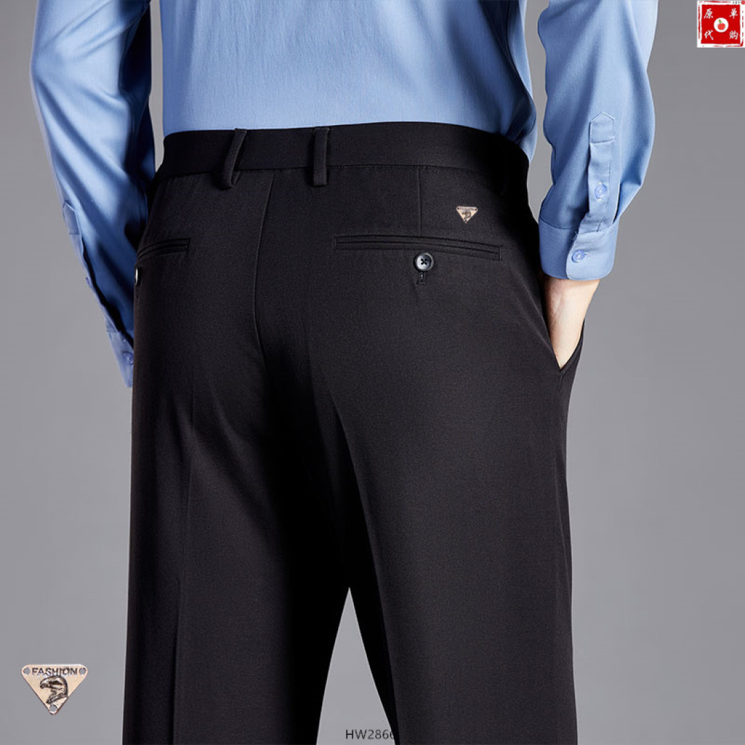 “Steven’s New Summer 205 Leisure Pants: Comfortable, High-Quality, Tailored, Straight-Legged, Super-Fitted” - 图片 9