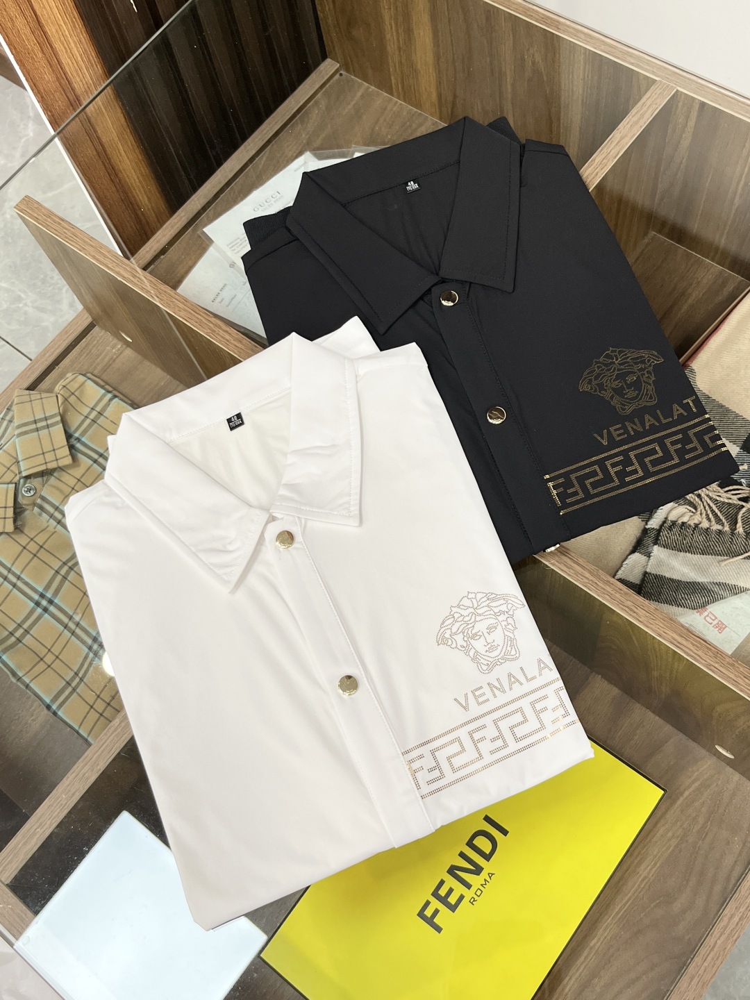 New Versace Franch 5063s Summer Fashion T-shirts in Various Sizes – Don’t Miss Out! - 图片 2