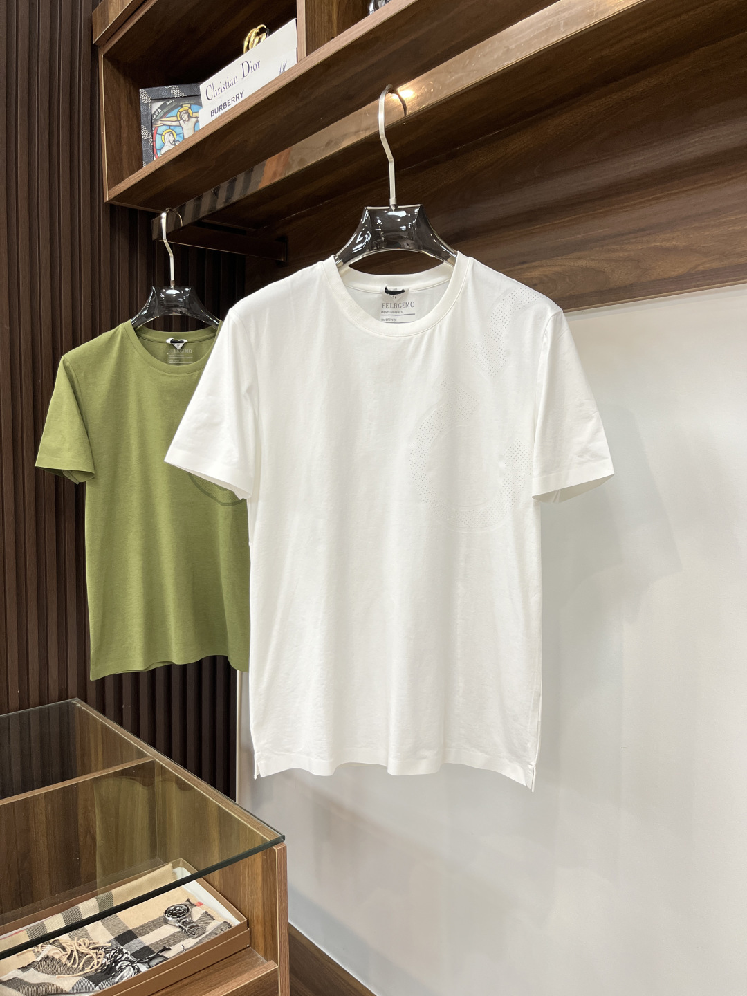 Ferragamo Men's Brown Logo T-Shirt - Summer Fashion Essential 4 cmp i1752586838466 1049 0 2