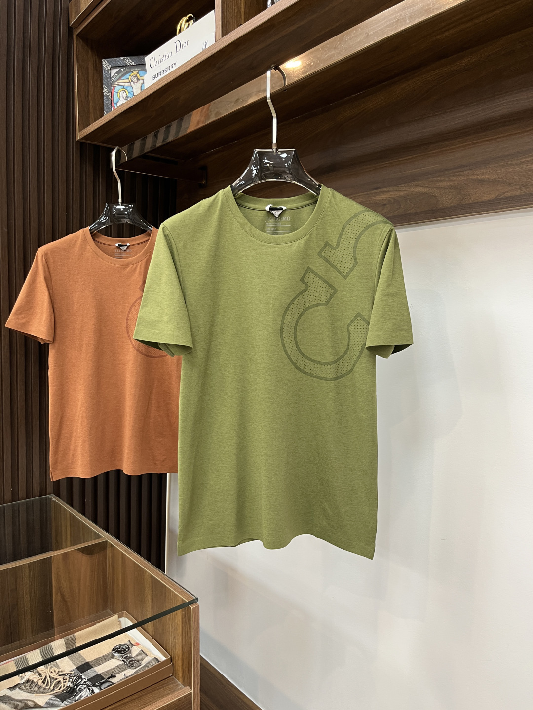 Ferragamo Men's Brown Logo T-Shirt - Summer Fashion Essential 10 cmp i1752586838466 4831 0 8