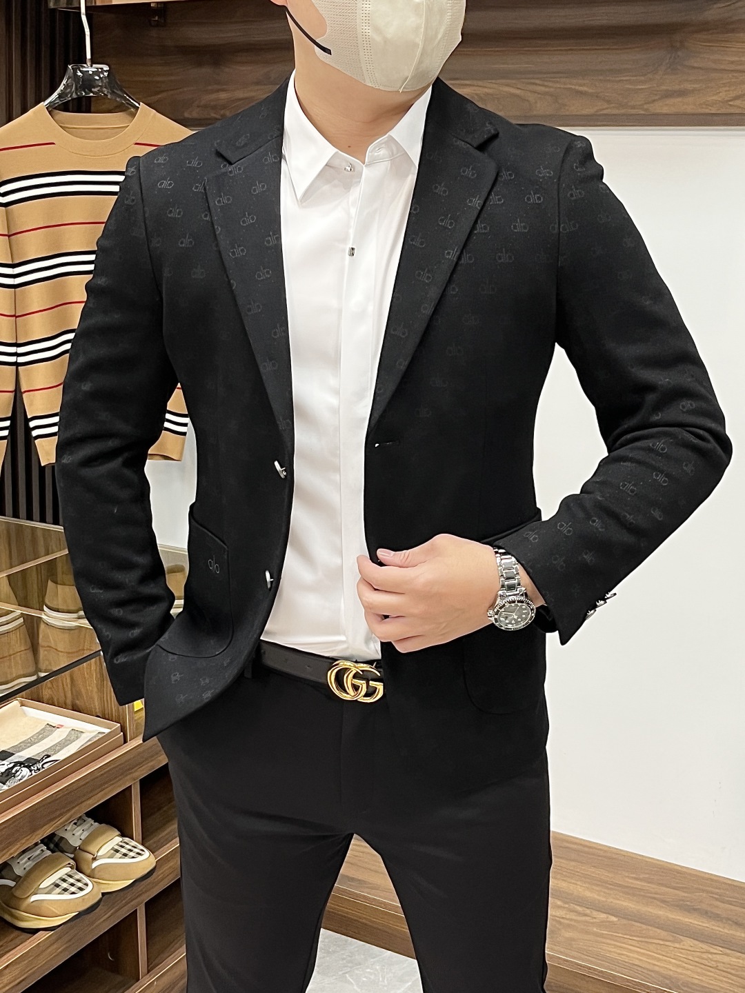 Men's Fashionable Wool Blend Blazer - Stylish Outerwear and Inner Layering 2 cmp i1758037307713 6427 0 0