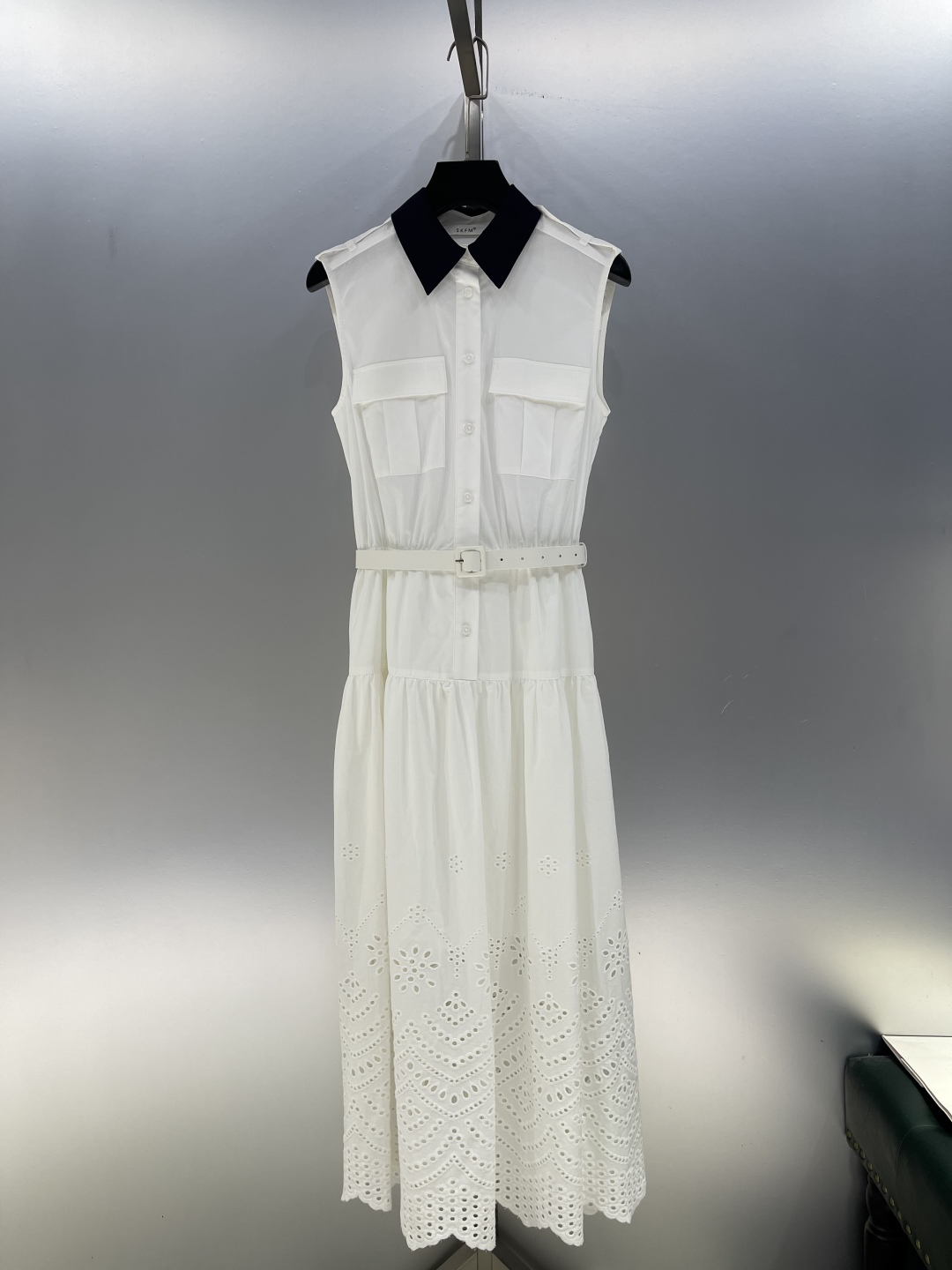 Stylish Female Suit in Packaging: Quality Single-size Clothing with Embroidered Skirts and Polo Dress - 图片 7