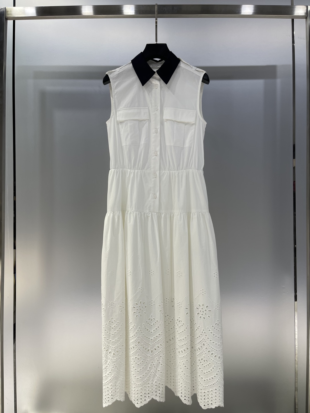 Stylish Female Suit in Packaging: Quality Single-size Clothing with Embroidered Skirts and Polo Dress - 图片 6