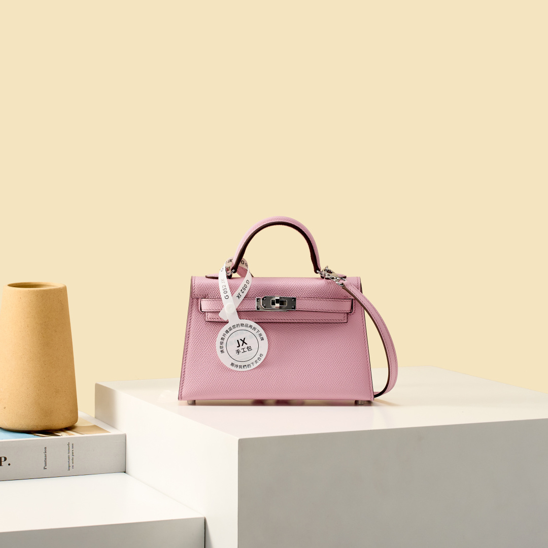 NO:919540,JX Mini Kelly 19cm Malva Purple Craftsman Code: 052 JX Handmade Wax Thread Sewing Pure Steel Hardware, Hermes, Hermes,19860909JX 迷你Kelly 19cm 锦葵紫 工匠码:052 JX 手工蜡线缝制 纯钢五金,爱马仕,hermes,Hermes,,Bag