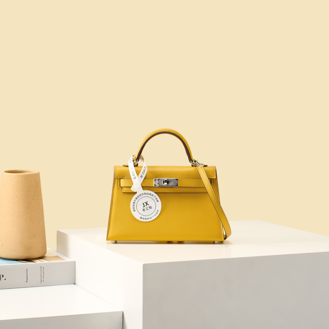 NO:919567,JX Mini Kelly 19cm Amber Yellow Craftsman Code: 052 JX Handmade Wax Thread Sewing Pure Steel Hardware, Hermes, Hermes,19860909JX 迷你Kelly 19cm 琥珀黄 工匠码:052 JX 手工蜡线缝制 纯钢五金,爱马仕,hermes,Hermes,,Bag