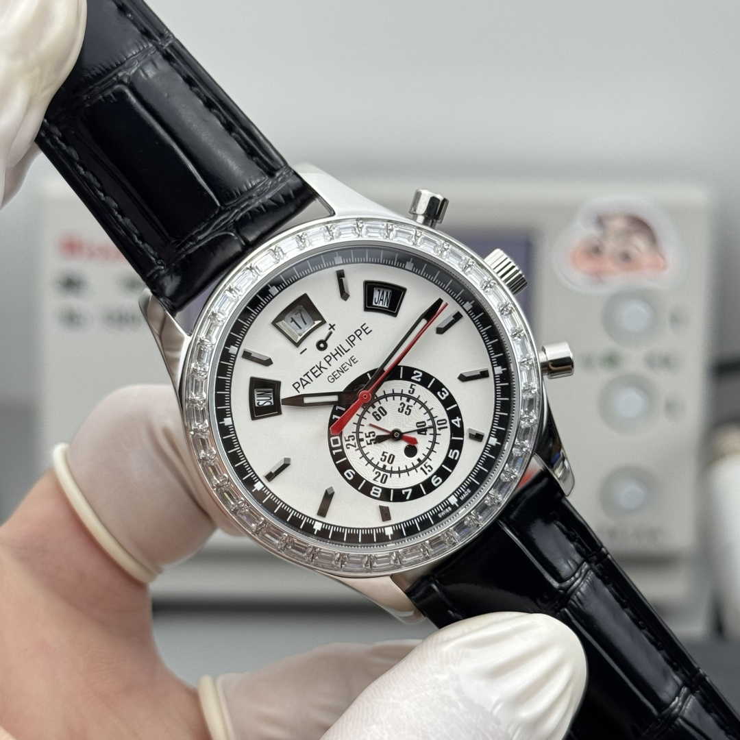 NO:386363,Patek Philippe complex function series out of warehouse real shot 5961-001,,patek philippe19860909出库实拍百达翡丽复杂功能系列5961-001,,patek philippe,Watch