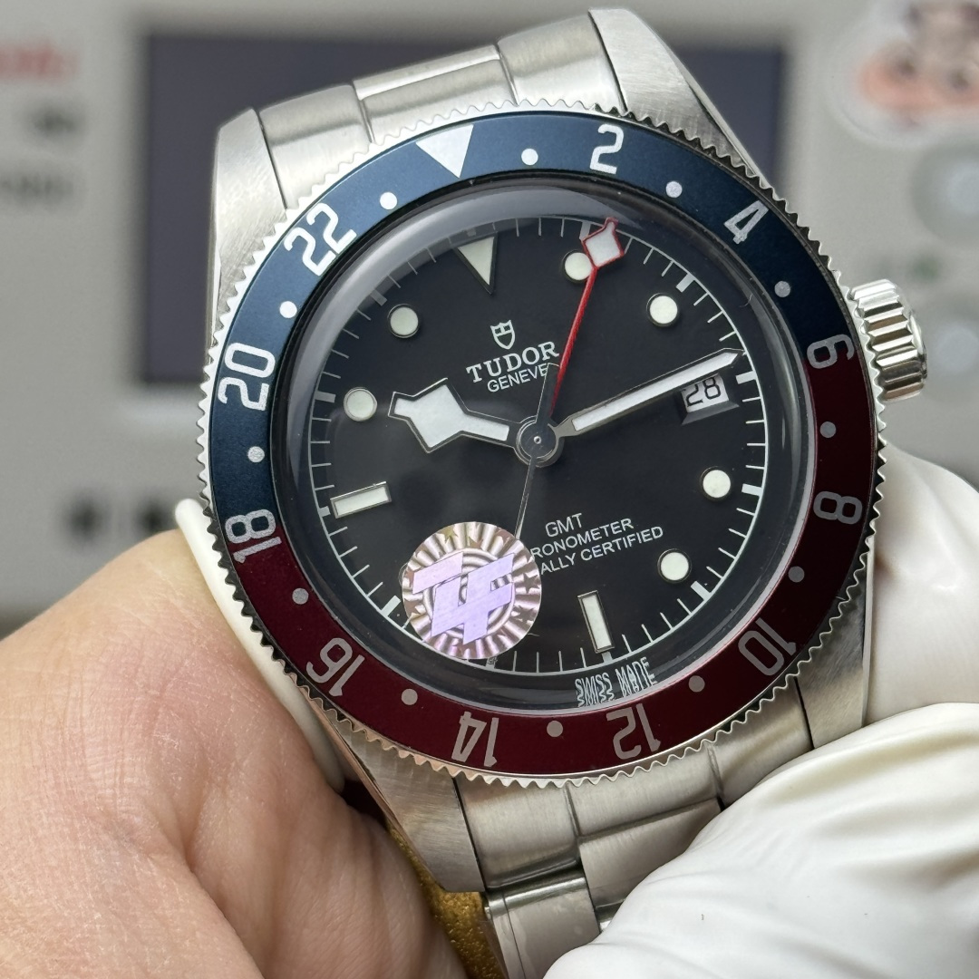 튜더 블랙베이 GMT 코크 베젤 ZF 공장 2836 오토매틱 남성 시계 레플리카 45601 Tudor 이미지 2