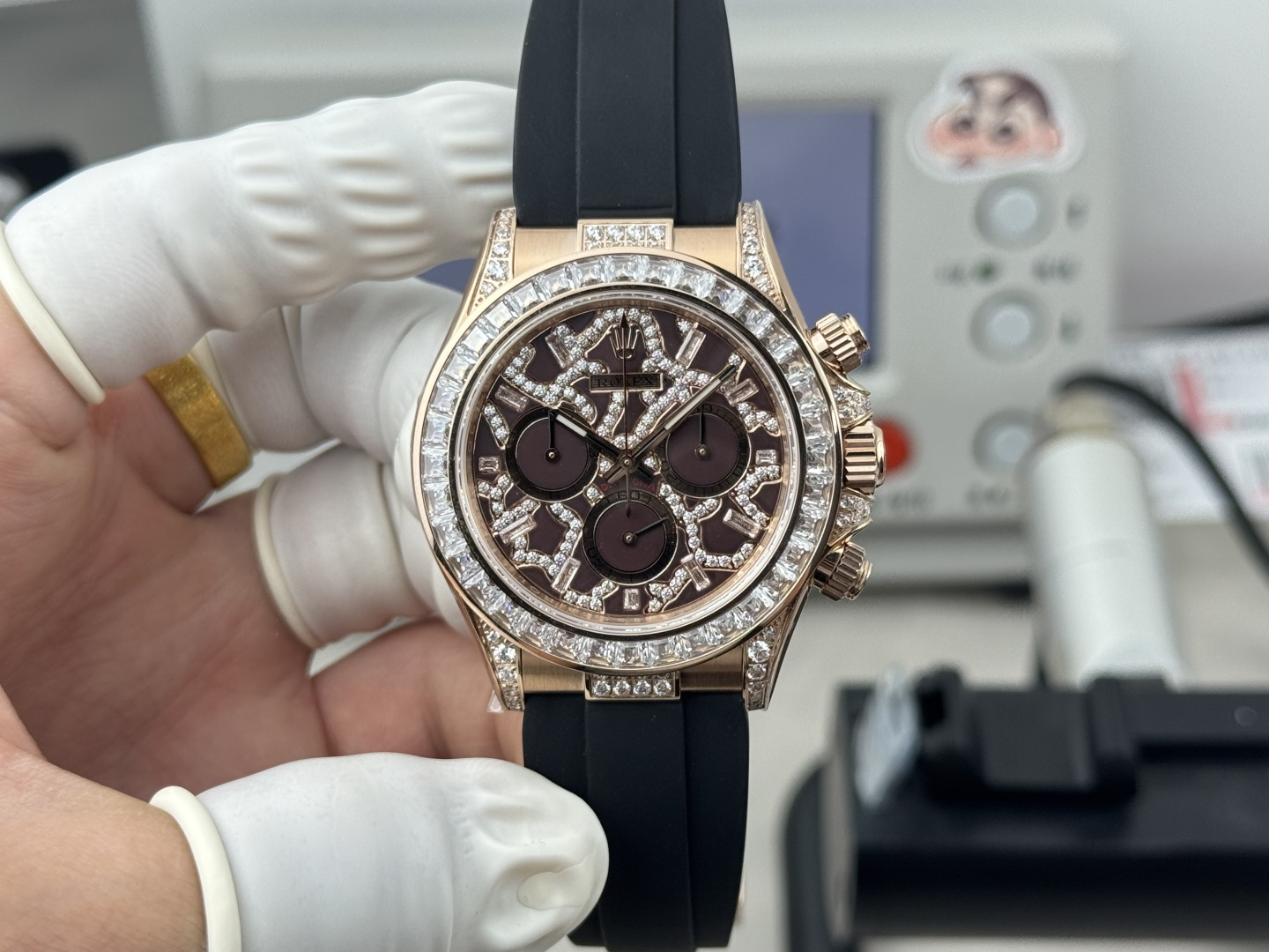 NO:574088,N+ counterweight version, Daytona/Giraffe/equipped with 4131 movement/gram weight/4 thickness 12.2mm,19860909N+ 配重版, 克迪通拿/长颈鹿/搭载4131机芯/克重/4厚度12.2mm,,Watch