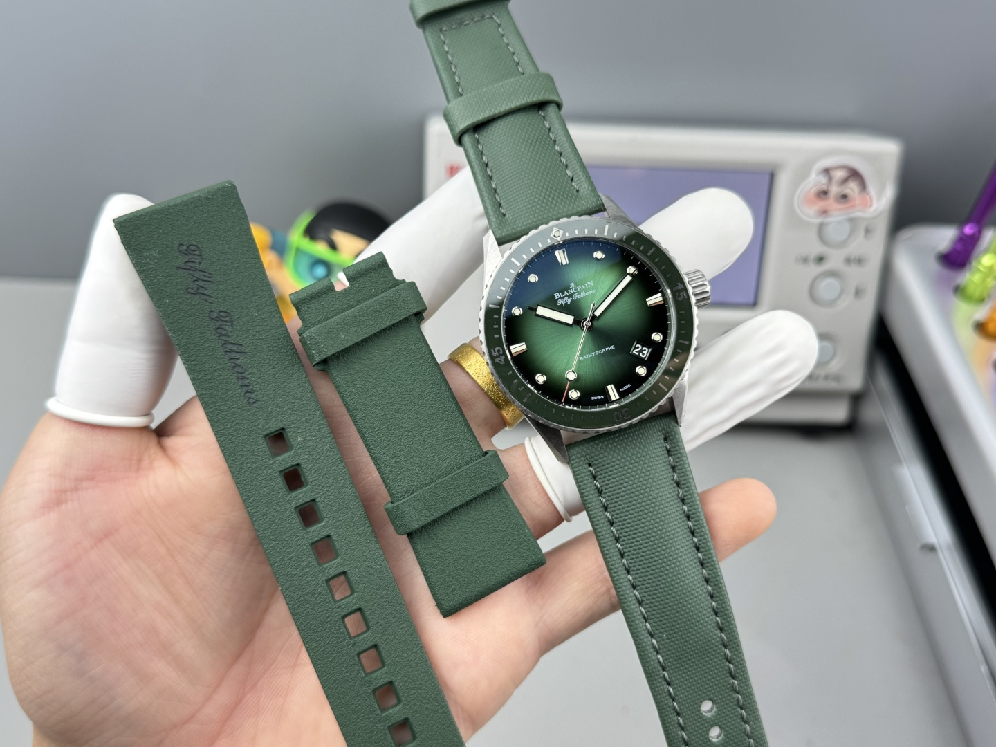 NO:617481,GF Blancpain-Fifty Fathoms watch, steel case,19860909GF 宝珀-五十噚腕表,钢壳,,Watch