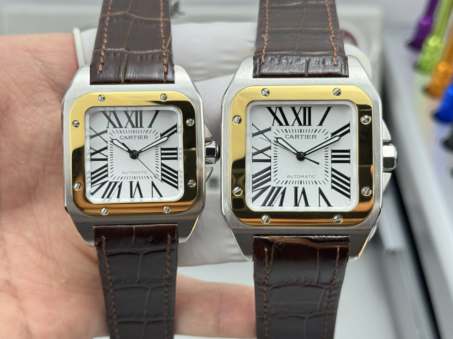 Cartier 卡地亚山度士100周年纪念版情侣对表强势来袭