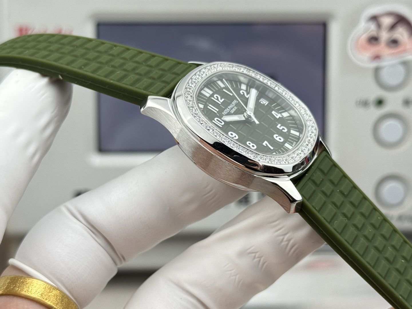 파텍필립 아쿠아넛 자동 여성용 GR 공장 레플리카 44065 Patek Philippe 이미지 6